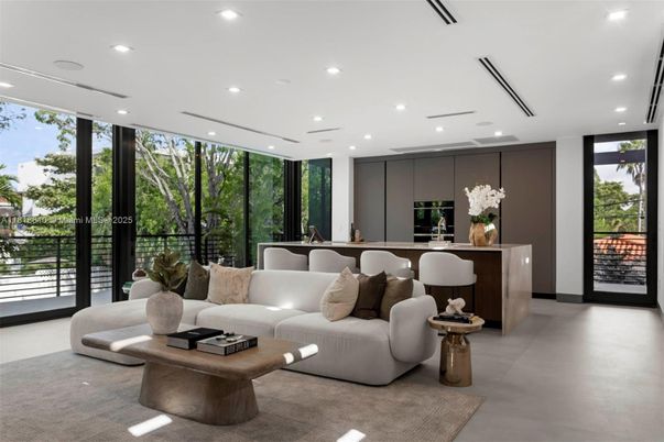 Interior, Living room, Recessed Lighting