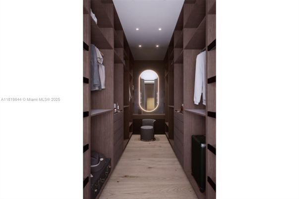 Interior, Recessed Lighting, Walk-in Closets, Wood Texture Flooring