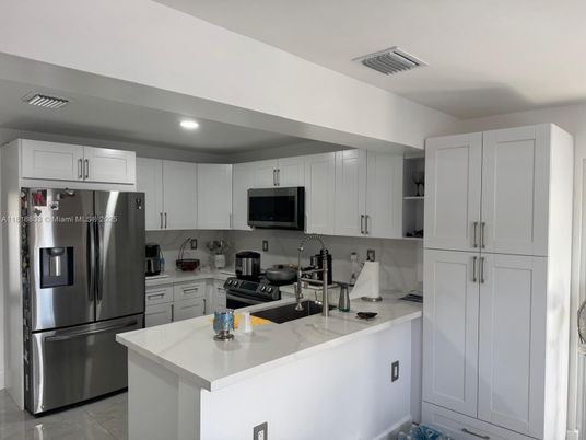 Interior, Kitchen, Recessed Lighting, Stainless Steel Appliances
