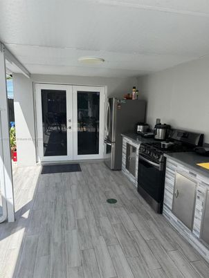 Exterior, Kitchen, Stainless Steel Appliances, Wood Texture Flooring