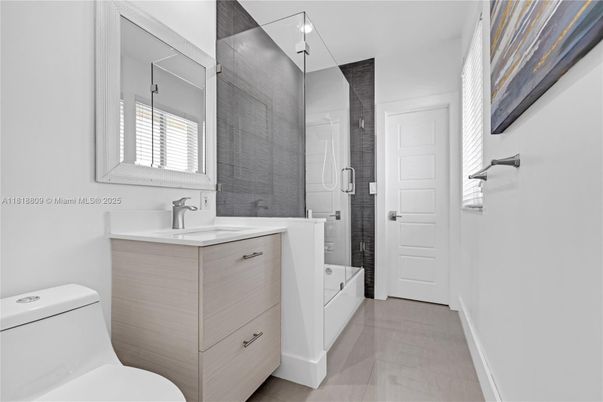 Bathroom, Glass Shower, Interior