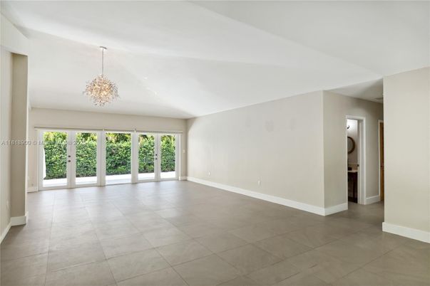 Chandelier, Empty room, Interior