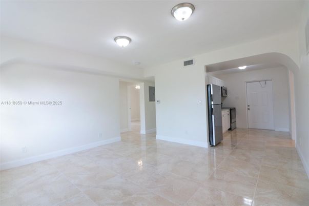 Empty room, Interior, Kitchen