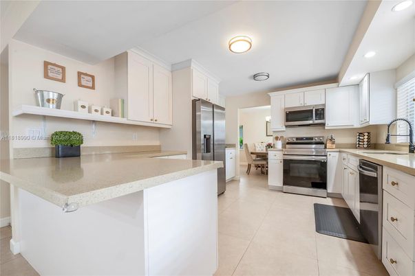 Interior, Kitchen, Recessed Lighting, Stainless Steel Appliances