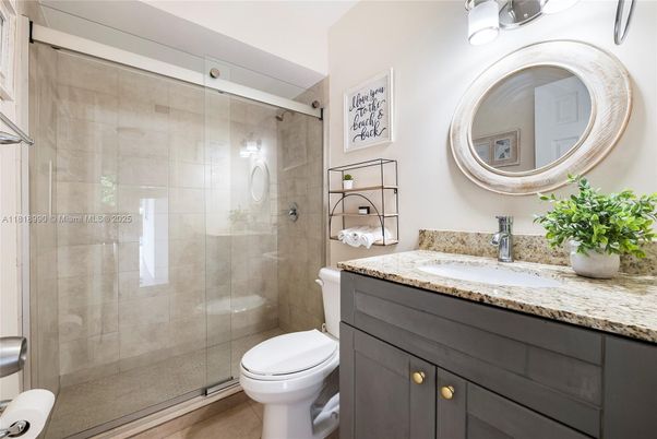 Bathroom, Glass Shower, Interior