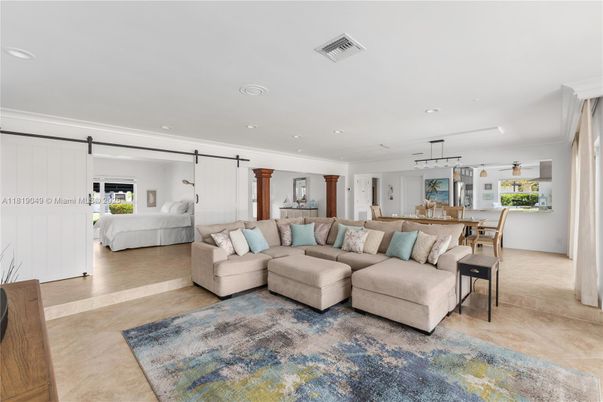 Dining room, Interior, Kitchen, Living room, Pendant Lights, Recessed Lighting