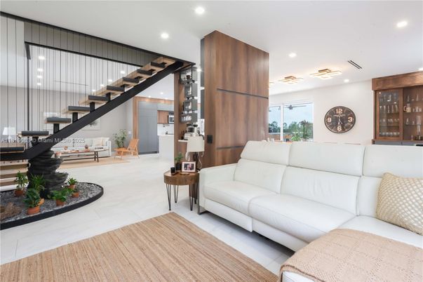 Interior, Living room, Recessed Lighting