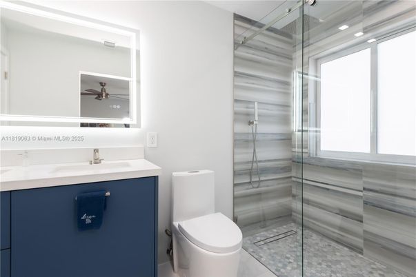 Bathroom, Glass Shower, Interior