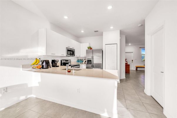 Interior, Kitchen, Recessed Lighting, Stainless Steel Appliances