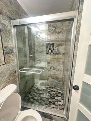Bathroom, Glass Shower, Interior