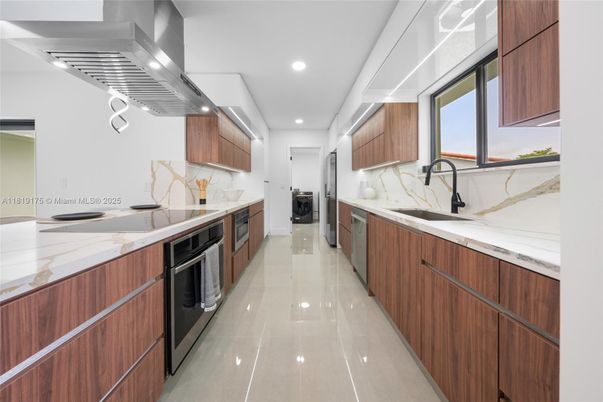 Interior, Kitchen, Recessed Lighting, Stainless Steel Appliances