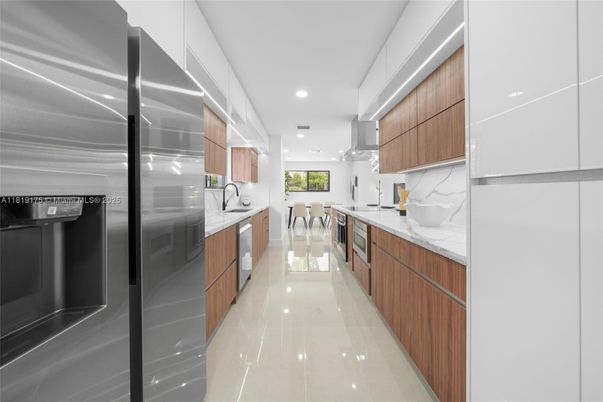 Interior, Kitchen, Recessed Lighting, Stainless Steel Appliances