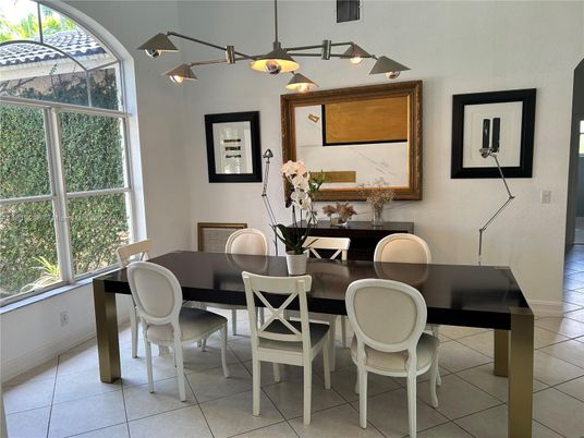 Dining room, Interior, Pendant Lights