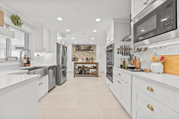 Interior, Kitchen, Recessed Lighting, Stainless Steel Appliances
