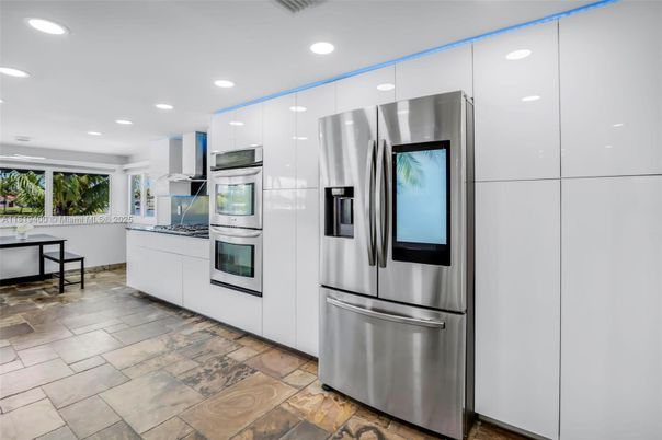 Interior, Kitchen, Recessed Lighting, Stainless Steel Appliances