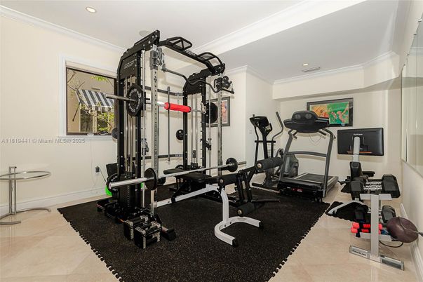 Fitness Equipment, Interior, Recessed Lighting