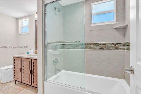 Bathroom, Glass Shower, Interior