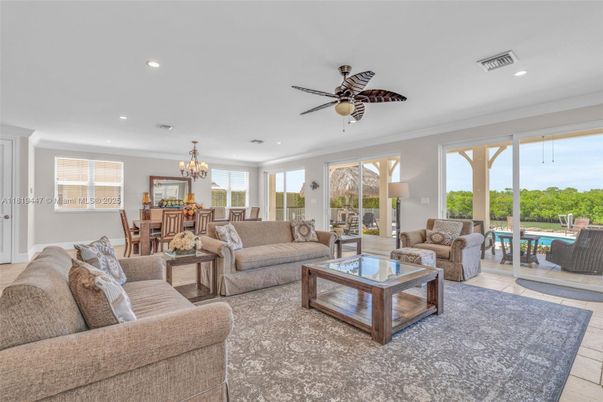 Chandelier, Dining room, Interior, Living room, Recessed Lighting