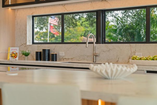 Interior, Kitchen, Marble Walls
