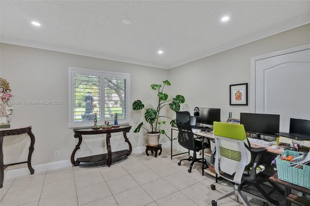 Home Office, Interior, Recessed Lighting