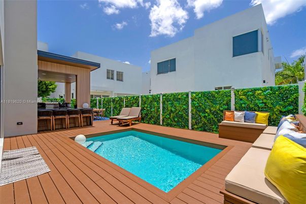 Exterior, Pool, Wood Texture Flooring