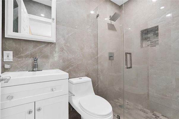Bathroom, Glass Shower, Interior