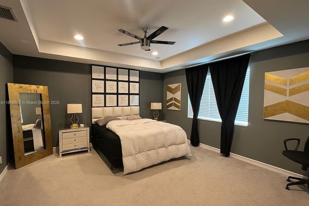 Bedroom, Interior, Recessed Lighting