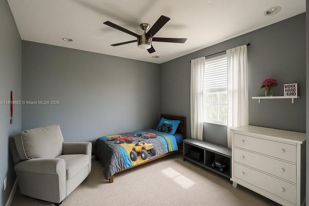 Bedroom, Interior, Recessed Lighting