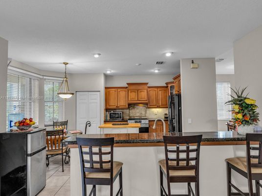Dining room, Interior, Kitchen, Pendant Lights, Recessed Lighting