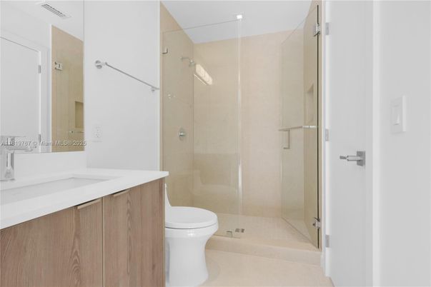 Bathroom, Glass Shower, Interior