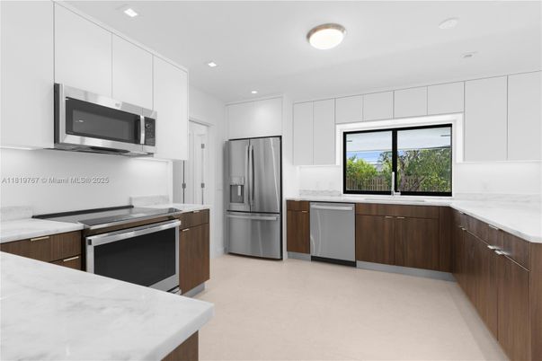 Interior, Kitchen, Recessed Lighting, Stainless Steel Appliances