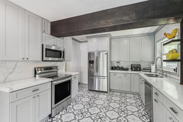 Interior, Kitchen, Stainless Steel Appliances