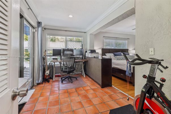Bedroom, Fitness Equipment, Home Office, Interior, Recessed Lighting