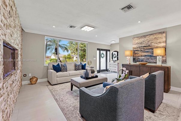 Interior, Living room, Recessed Lighting