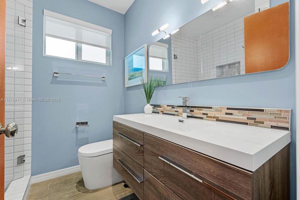 Bathroom, Interior, Wood Texture Flooring