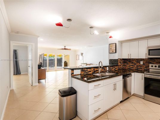 Interior, Kitchen, Recessed Lighting, Stainless Steel Appliances