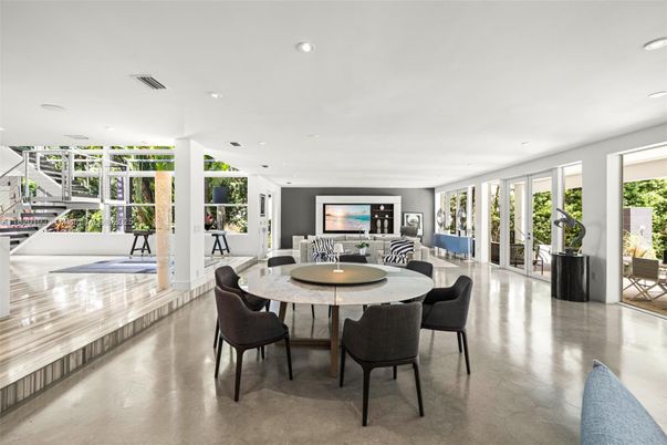 Dining room, Interior, Living room, Recessed Lighting