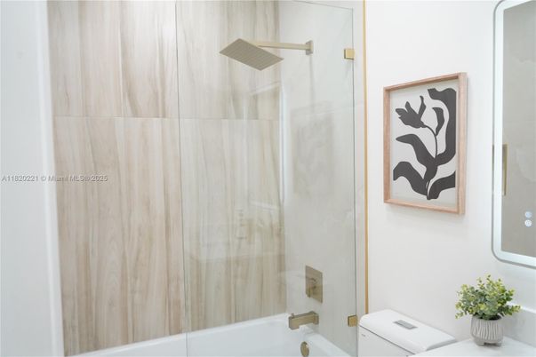 Bathroom, Glass Shower, Interior