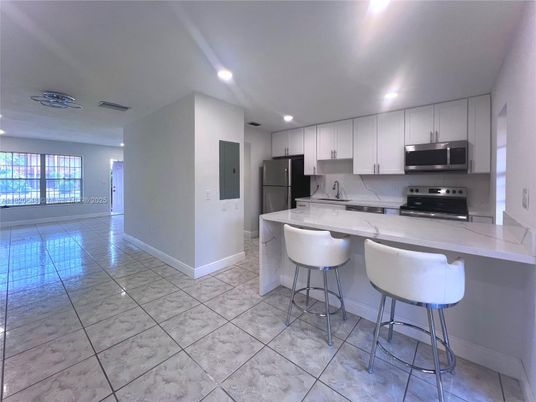 Interior, Kitchen, Recessed Lighting, Stainless Steel Appliances