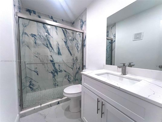 Bathroom, Glass Shower, Interior, Marble, Marble Walls