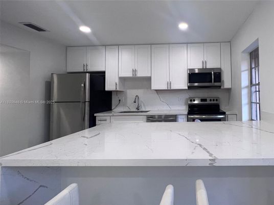 Interior, Kitchen, Recessed Lighting, Stainless Steel Appliances