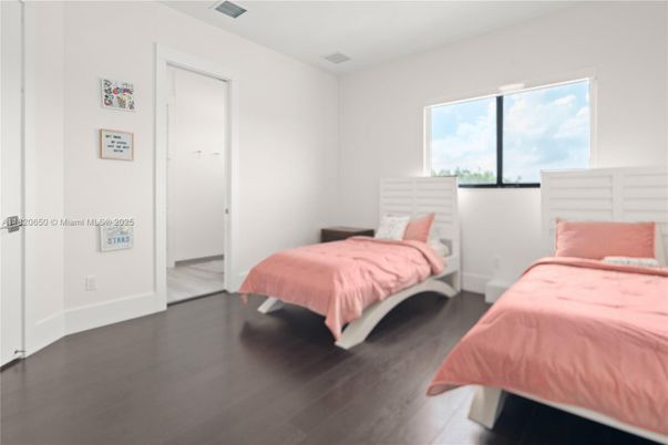 Bedroom, Interior, Wood Texture Flooring