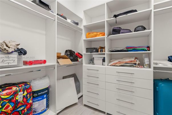 Interior, Walk-in Closets, Wood Texture Flooring