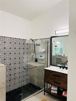 Bathroom, Glass Shower, Interior