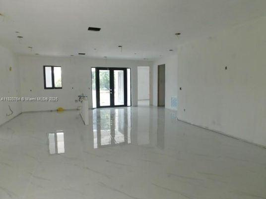 Empty room, Interior, Marble, Recessed Lighting