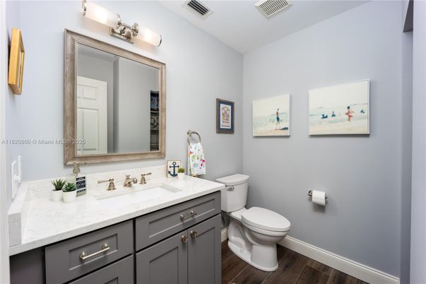Bathroom, Interior, Wood Texture Flooring