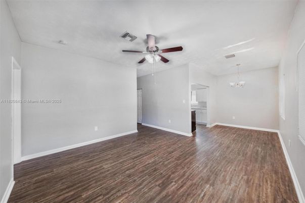 Chandelier, Empty room, Interior, Wood Texture Flooring