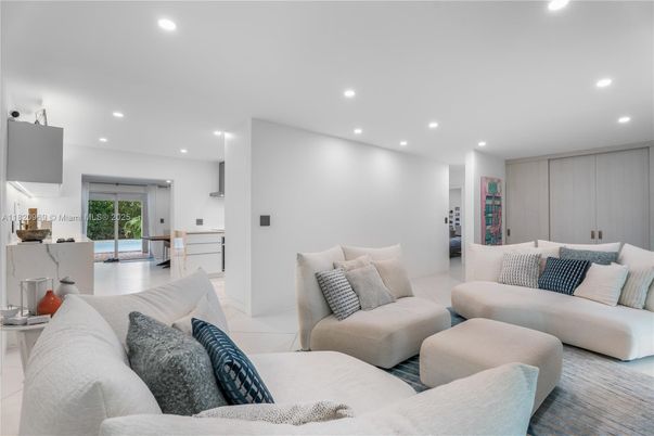 Interior, Living room, Recessed Lighting
