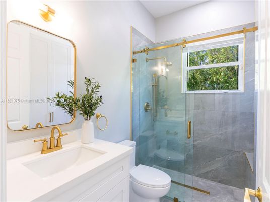Bathroom, Glass Shower, Interior