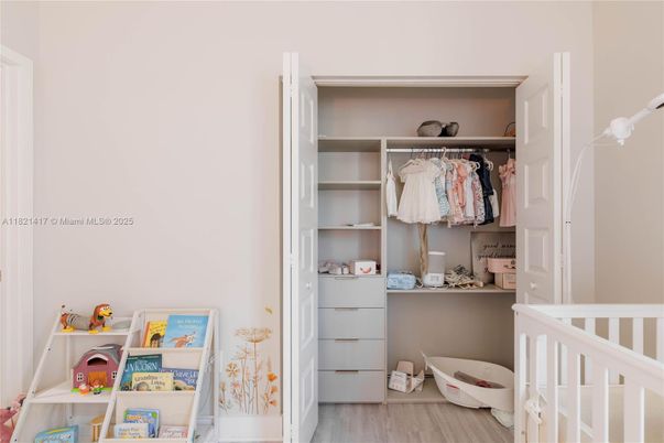 Interior, Walk-in Closets, Wood Texture Flooring